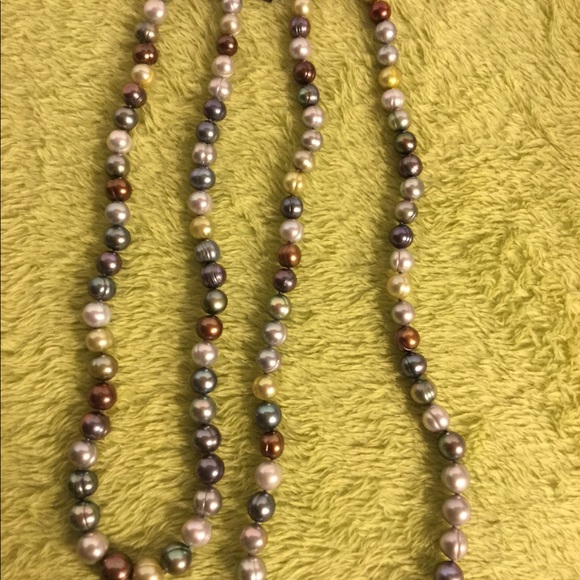 Honora Ringed Multi Colored Pearl Set - Picture 3 of 7
